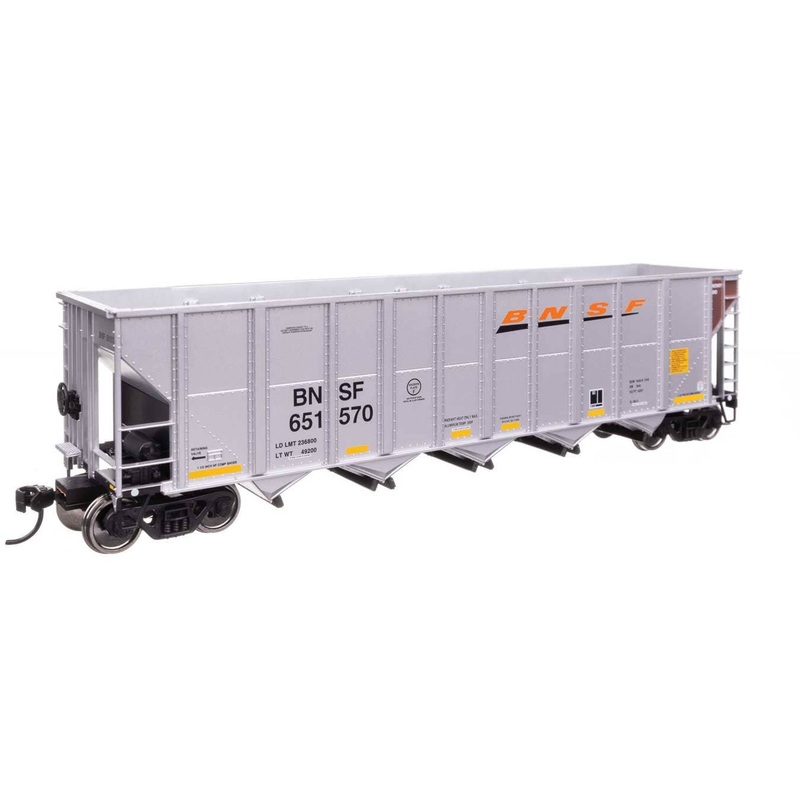 Walthers 910-57105 HO BNSF 50′ RD-4 Hopper Ready to Run #651570