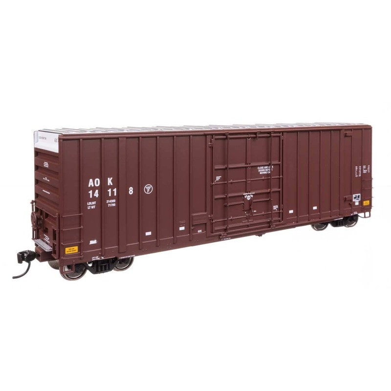 Walthers 920-101711 HO AOK 50′ Gunderson Hi-Cube Paper Service Boxcar #14118