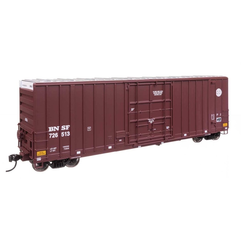 Walthers 920-101712 HO BNSF 50′ Gunderson Hi-Cube Paper Service Boxcar #726513