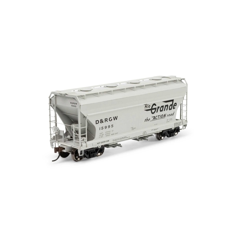 Athearn ATH-1684 HO D&RGW ACF 2970 Covered Hopper #15995