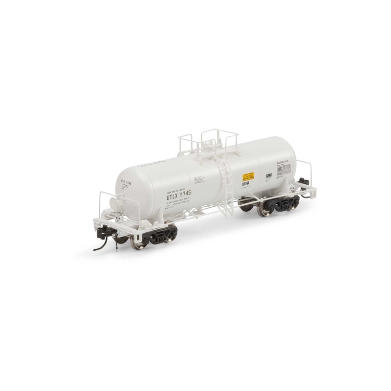 Athearn ATHGN15330 N UTLX White 13,600-Galon Acid Tank #11745