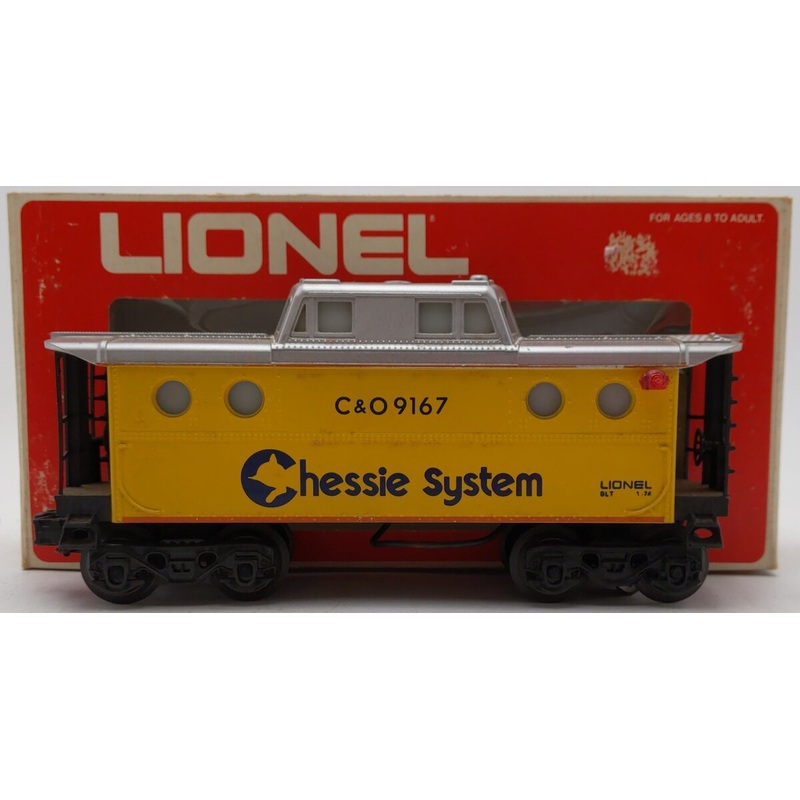 Lionel 6-9167 O-Gauge Chessie System N5C Illuminated Caboose #9167 EX/Box