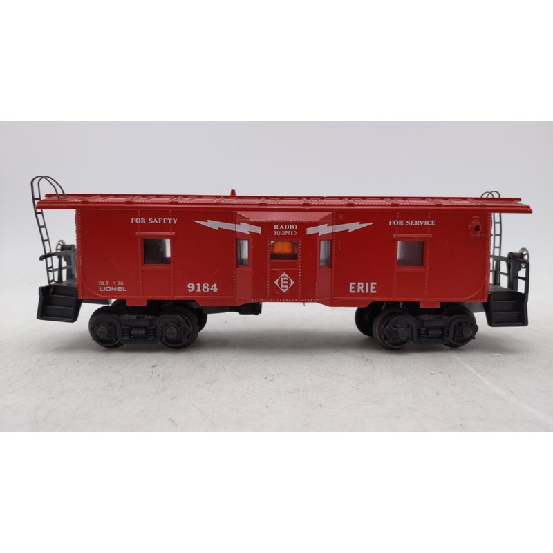 Lionel 6-9184 O Gauge Erie Bay Window Illuminated Caboose #9184 VG