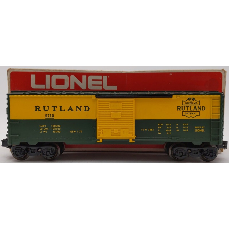 Lionel 6-9710 O Gauge Rutland Boxcar EX/Box