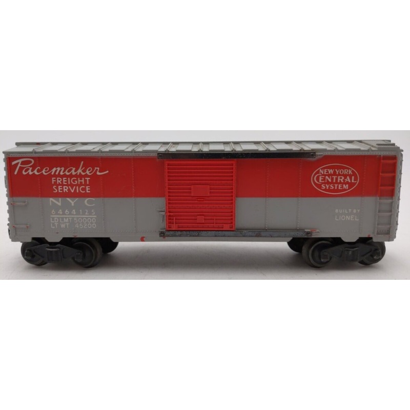 Lionel 6464-125 Vintage O NYC Pacemaker Boxcar -Type I w/IIA Body Rubber Stamped VG