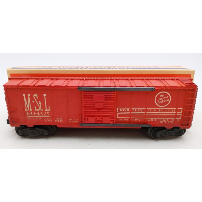 Lionel 6464-525 Vintage O Minneapolis & St. Louis Boxcar – Type IIB Body Type EX