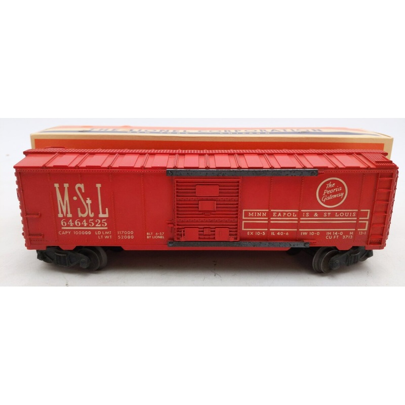 Lionel 6464-525 Vintage O Minneapolis & St. Louis Boxcar – Type IIB VG