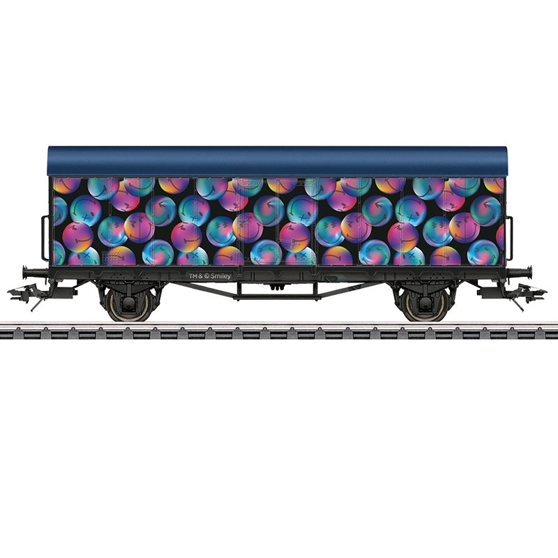 Marklin 48883 HO 2025 SmileyWorld Two-Axle Freight Car with Smooth Side Walls