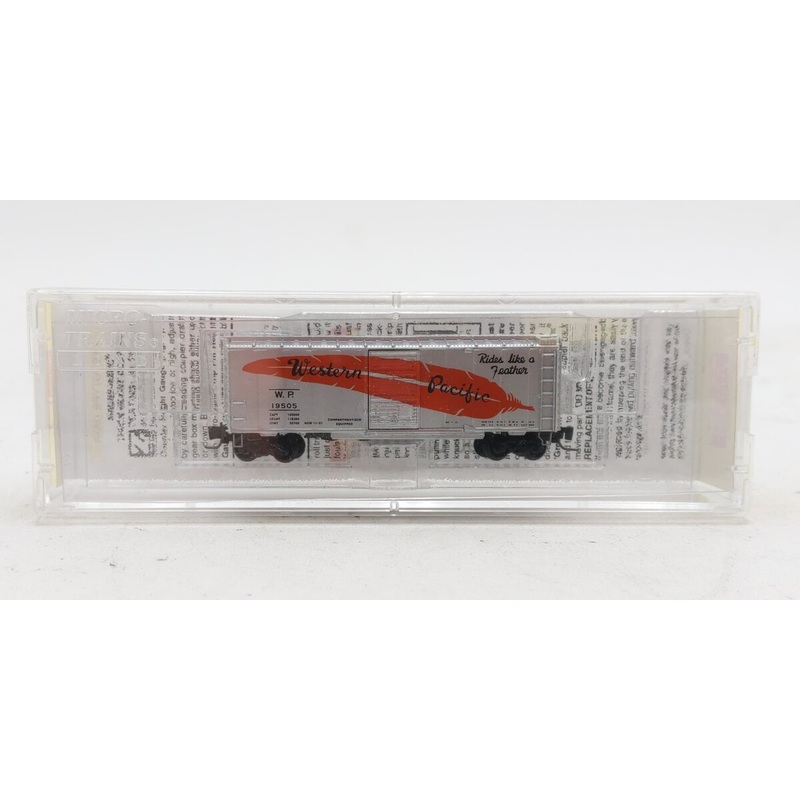 Micro-Trains 50000080 Z Scale Western Pacific 40′ Standard Box Car #19505 LN/Box