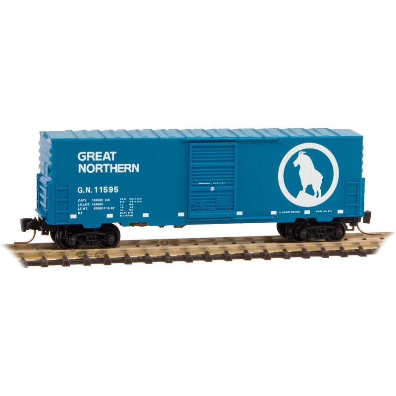 Micro-Trains 50300141 Z Great Northern 40′ Single Door Boxcar #11595 LN/Box