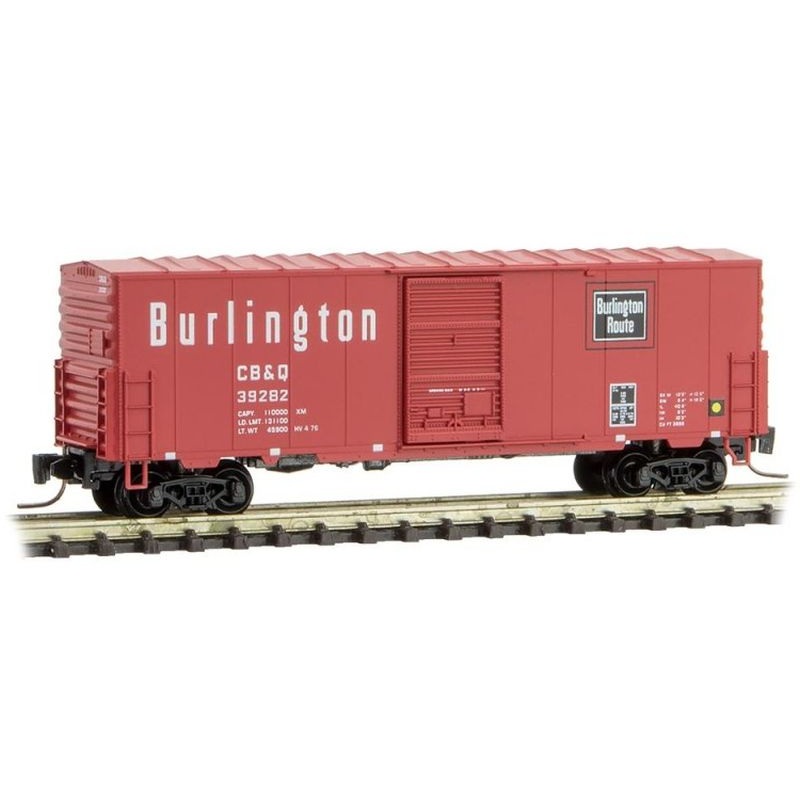 Micro-Trains 50300152 Z CB&Q 40′ Single Door Box Car #39282 LN/Box