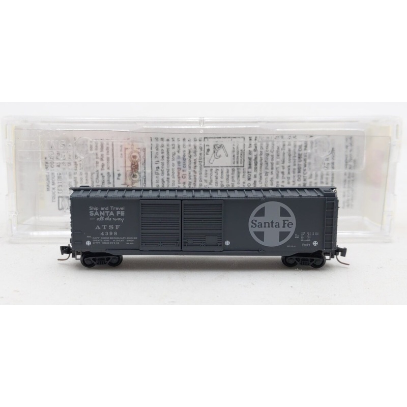 Micro-Trains 50600191 Z Atchison, Topeka & Santa Fe 50′ DD Std Boxcar #4398 EX/Box