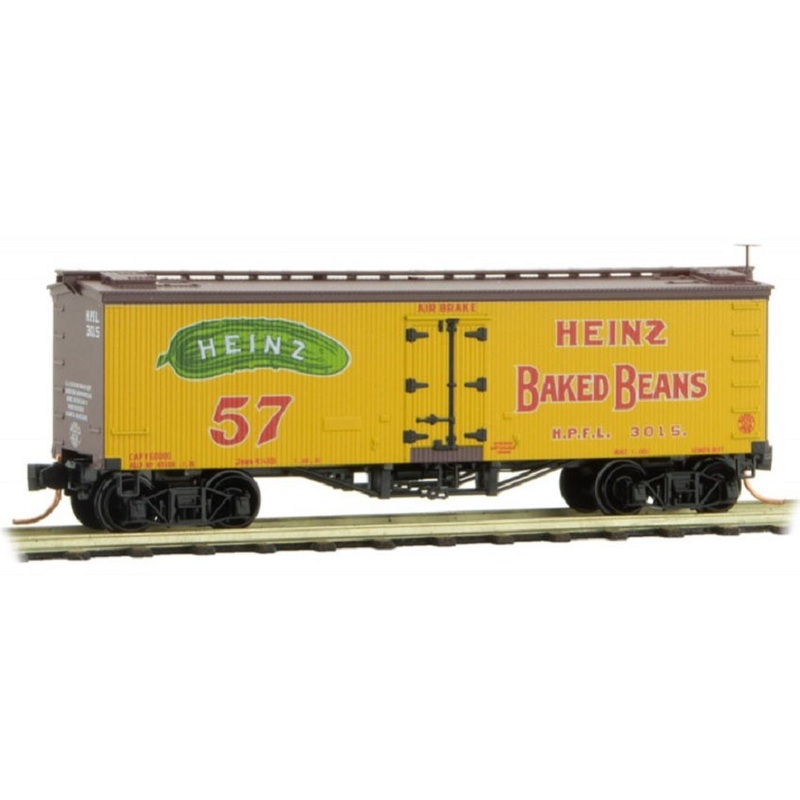 Micro-Trains 51800680 Z Heinz Car #5 40′ Wood Sheathed Ice Reefer #3015 LN/Box