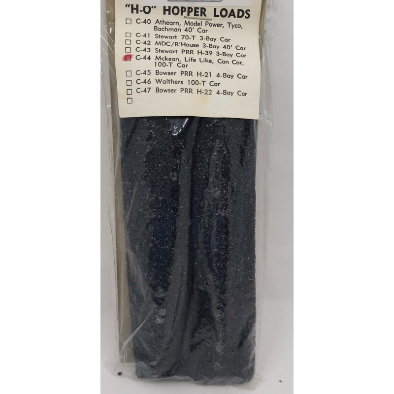 Blue Mountain C-44 Coal Loads for WEAVER 2-Bay ‘O’ Scale Hopper 2pk