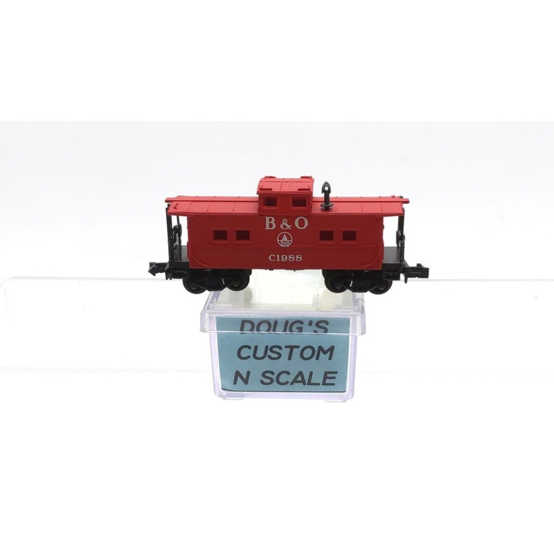 Doug’s Custom N Scale Baltimore & Ohio Center Cupola Caboose #C1988 LN/Box