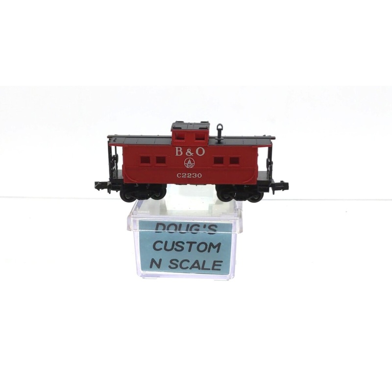 Doug’s Custom N Scale Baltimore & Ohio Center Cupola Caboose #C2230 LN/Box