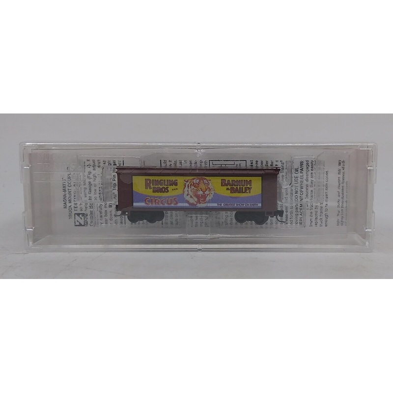 Micro-Trains 51500610 Z Scale Ringling Bros 40′ Single Door Box Car #10 LN/Box
