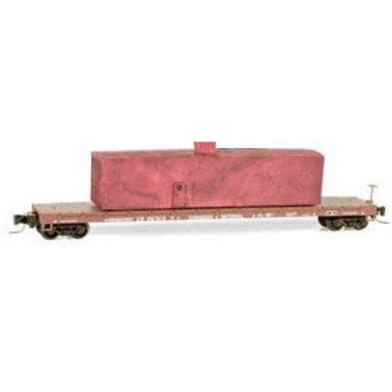 Micro-Trains 52400091 Z CN 60′ Steel Flat Car w/Generator Load #667419 LN/Box