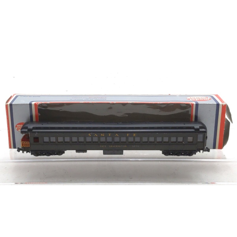 Model Power 8630 N Scale Atchison Topeka Santa Fe Standard Observation Car #3275 LN