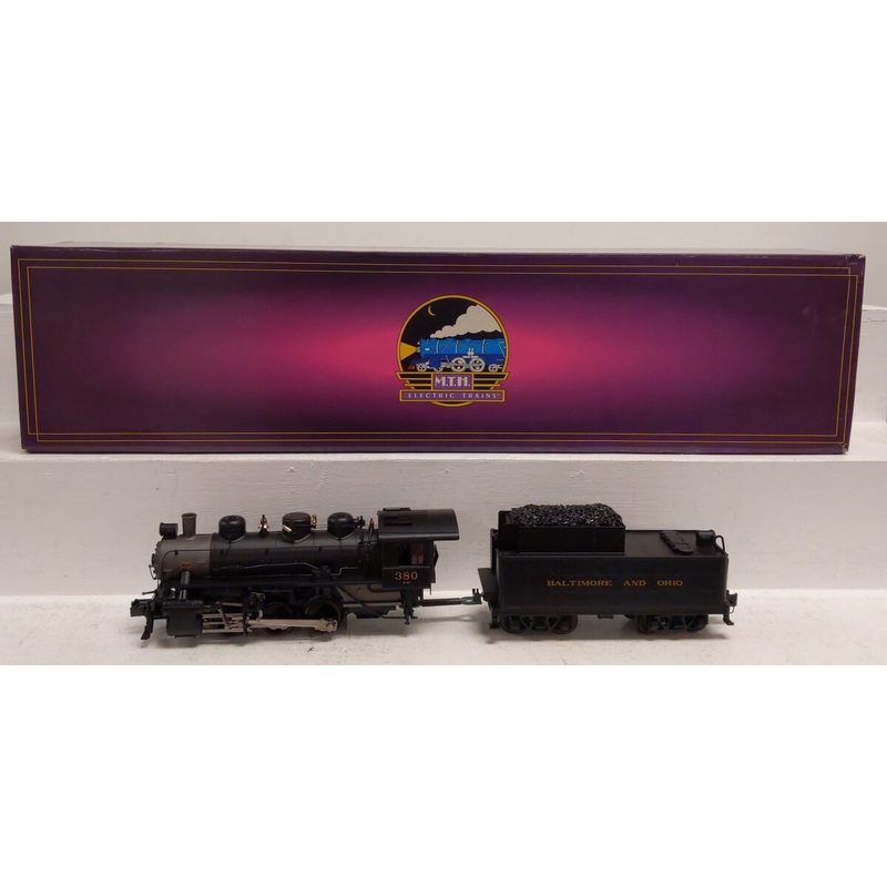 MTH 20-3282-1 Baltimore and Ohio 0-6-0 USRA Steam Loco #380 Hi-Rail w/PS2 LN/Box