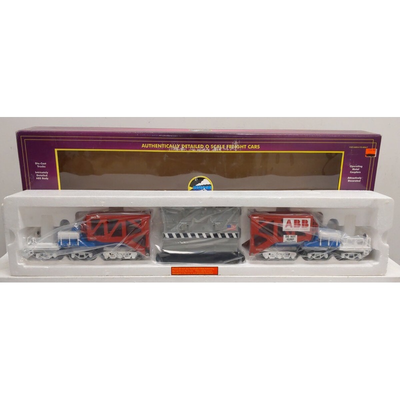 MTH 20-98419 O ABB Schnabel Flatcar #100 NIB