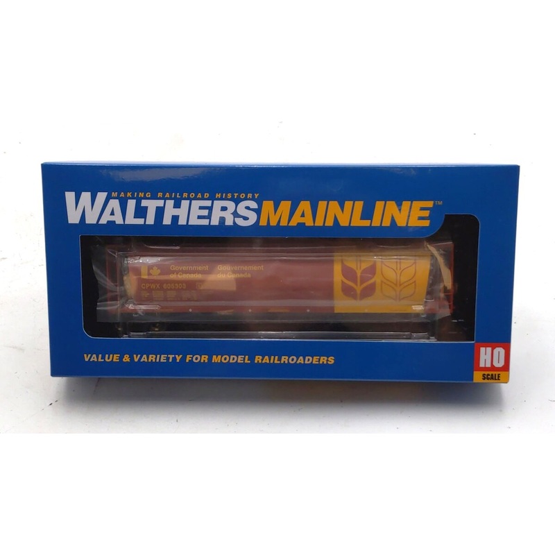 Walthers 910-7340 HO Scale Canadian Wheat Board 59′ Cylindrical Hopper #605303 NIB