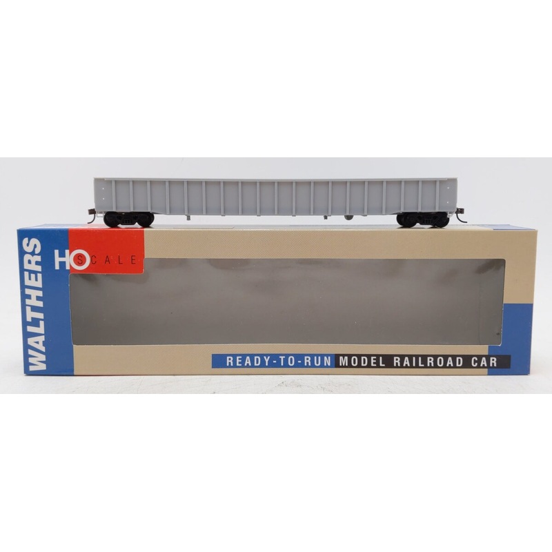 Walthers 932-3270 HO 65′ Mill Gondola – Undecorated Grey LN/Box