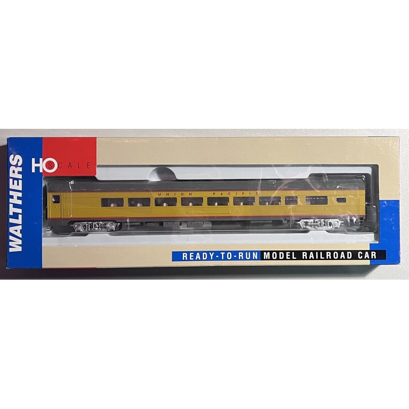 Walthers 932-6434 HO Scale Union Pacific 85′ Budd Lounge Car NIB