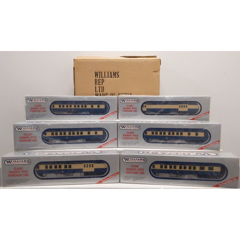 Williams M202S Blue Comet 6-Car Passenger Set NIB