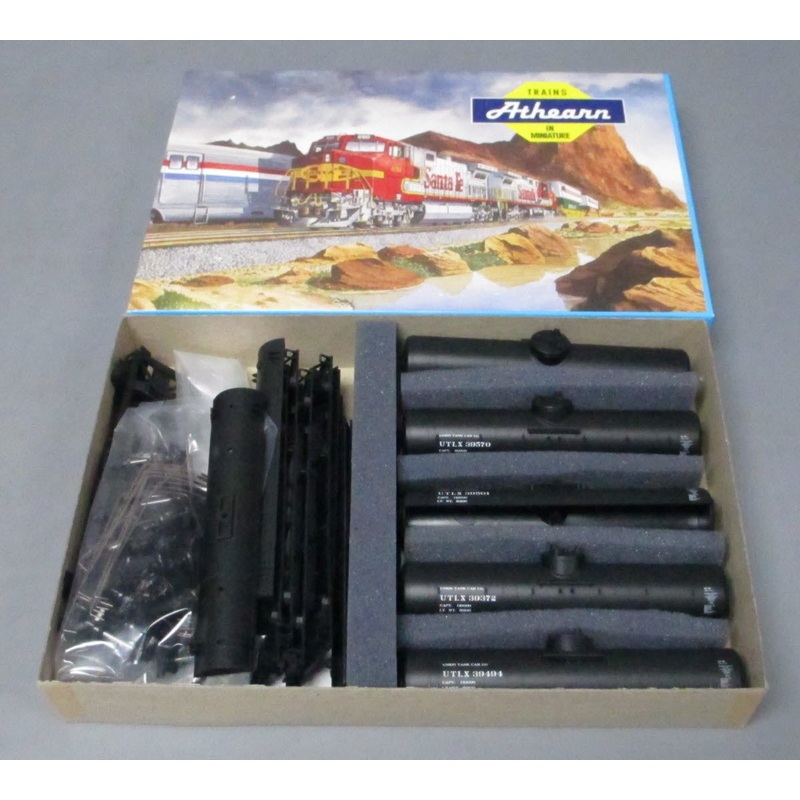 Athearn 1598 HO Scale UTLX Single Dome Tank Car Kit (Pack of 5) LN/Box