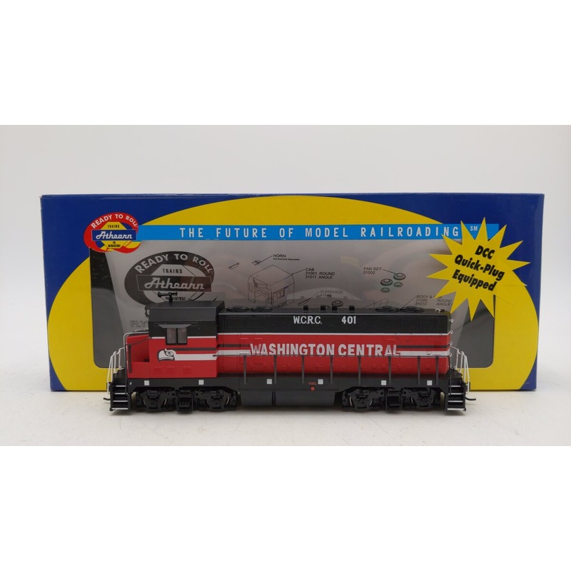 Athearn 91544 HO Washington Central EMD CF-7 Angled Cab Diesel Locomotive #401 EX/Box