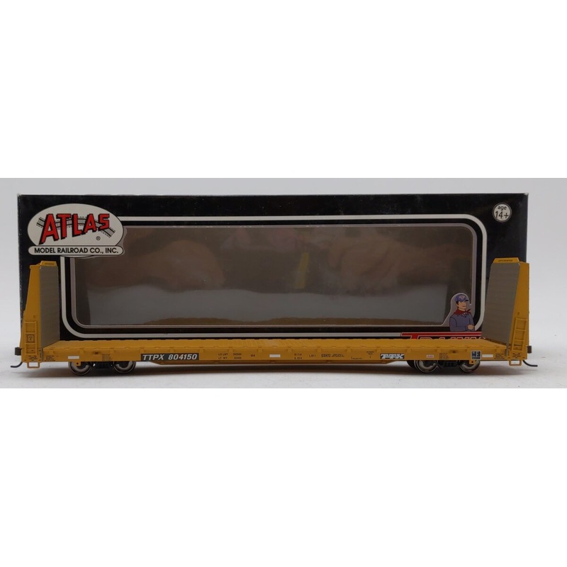 Atlas 20000860 HO Trainman Bulkhead Flat, TTX #804150 NIB