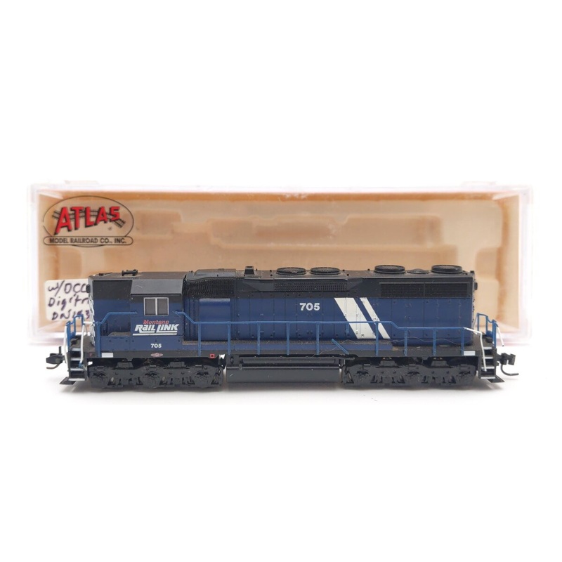 Atlas 49402 N Scale Montana Rail Link SD-35 #705 w/DCC VG/Box