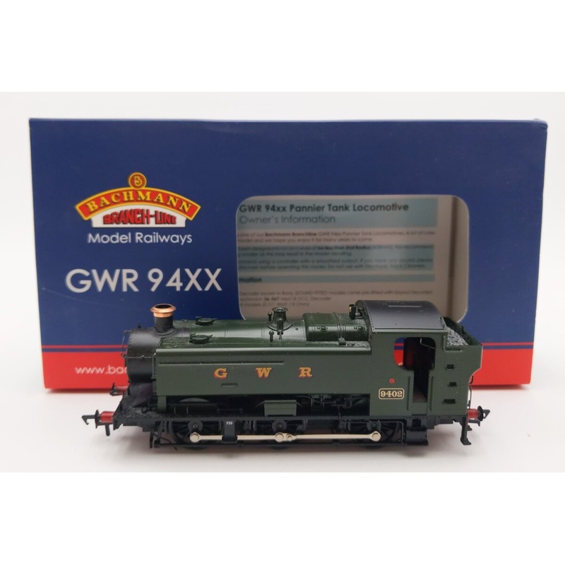Bachmann 35-025 OO GWR 94XX Class Pannier Tank Steam Locomotive #9402 LN/Box