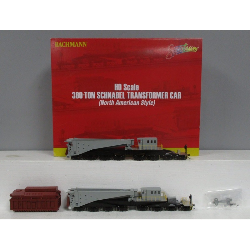 Bachmann 80502 HO Spectrum Undcrtd 380-Ton Schnabel w/ Transformer Freight Car LN/Box