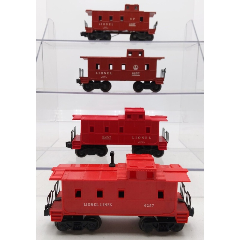 Assorted Lionel O Gauge Vintage Cabooses [4] VG