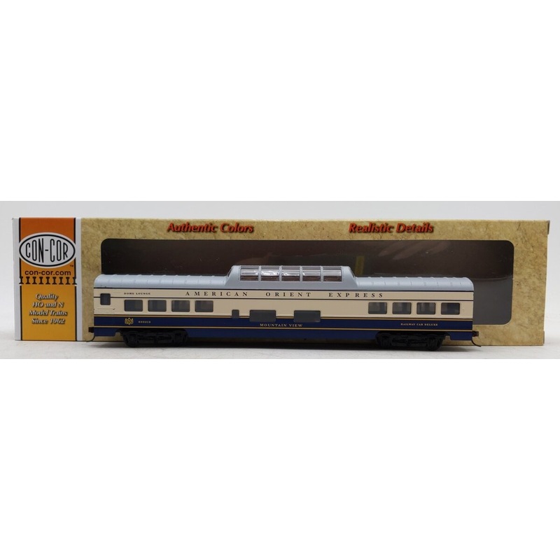 Con-Cor 0001-094721-2 HO AOEX Mountain View 72′ Passenger Dome Car NIB