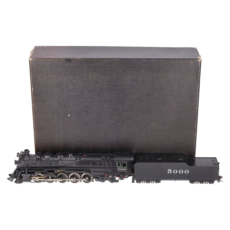 Hallmark Models HO BRASS ATSF 5000 Series 2-10-4 Steam Loco/Tender EX/Box