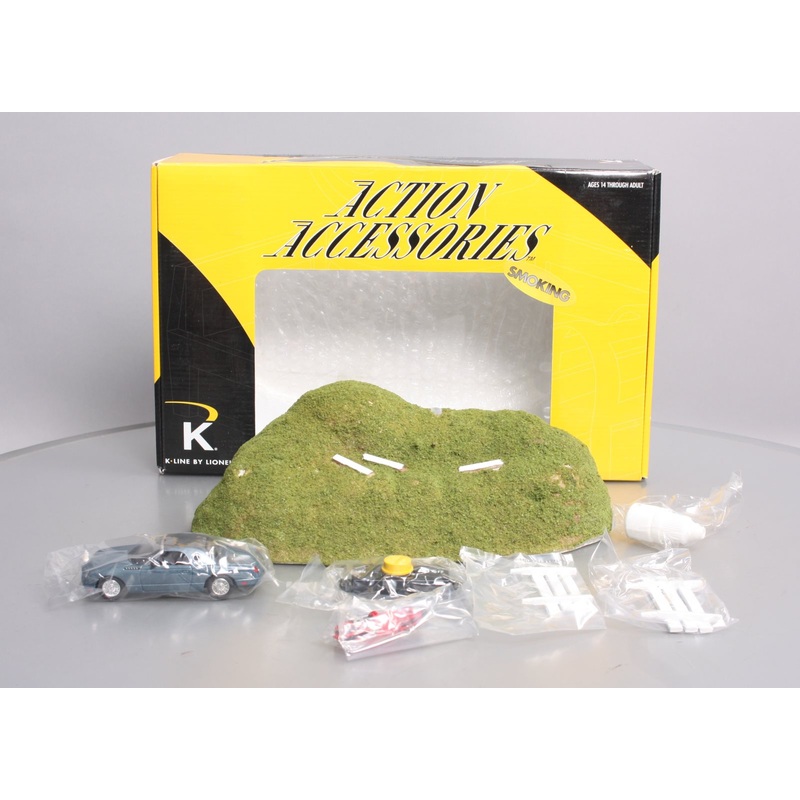 K-Line 6-22590 Roadside Fender Bender w/Smoke & Vehicle LN/Box