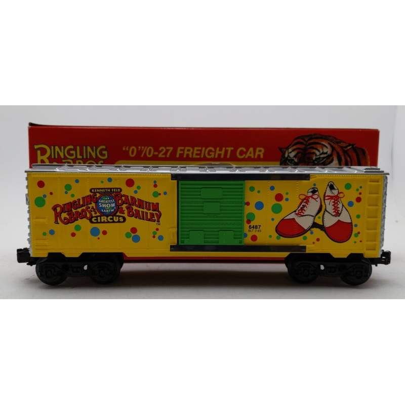 K-Line K-6487 O Gauge Ringling Bros Circus Boxcar #6487 EX/Box