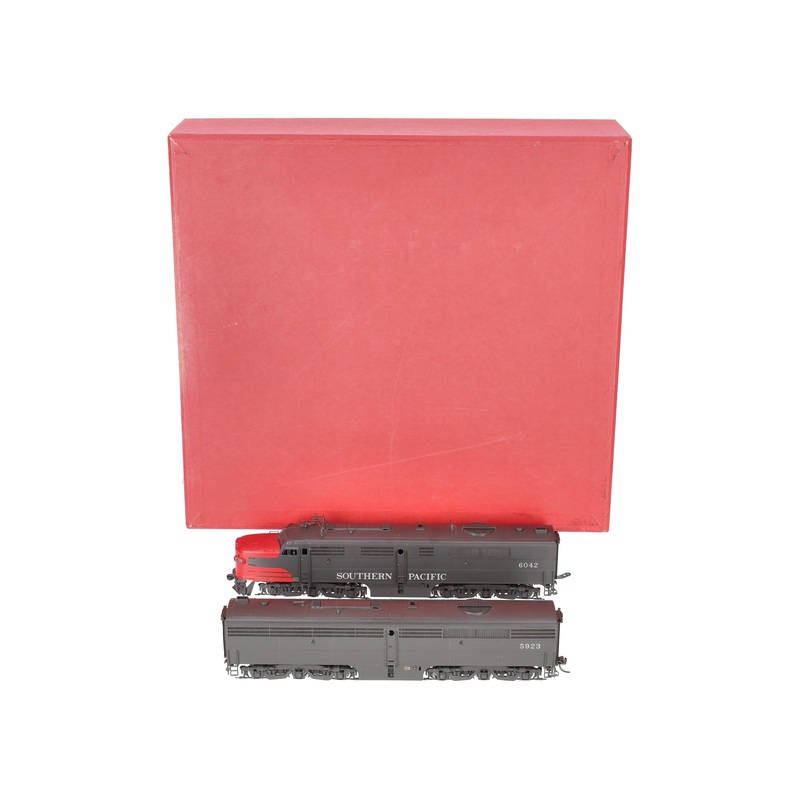 Key Imports CS #55 HO Brass SP Bloody-Nose Alco PA-3/PB-3 Diesel Set EX/Box