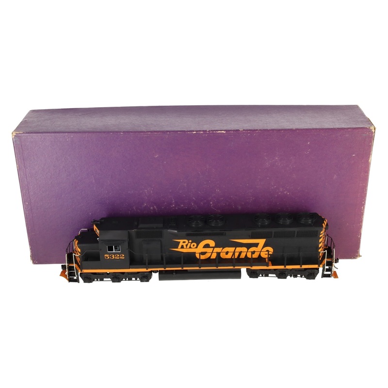 KTM Scale Models O Scale BRASS Custom D&RGW SD-45 Diesel Engine #5322 (2-Rail) EX/Box