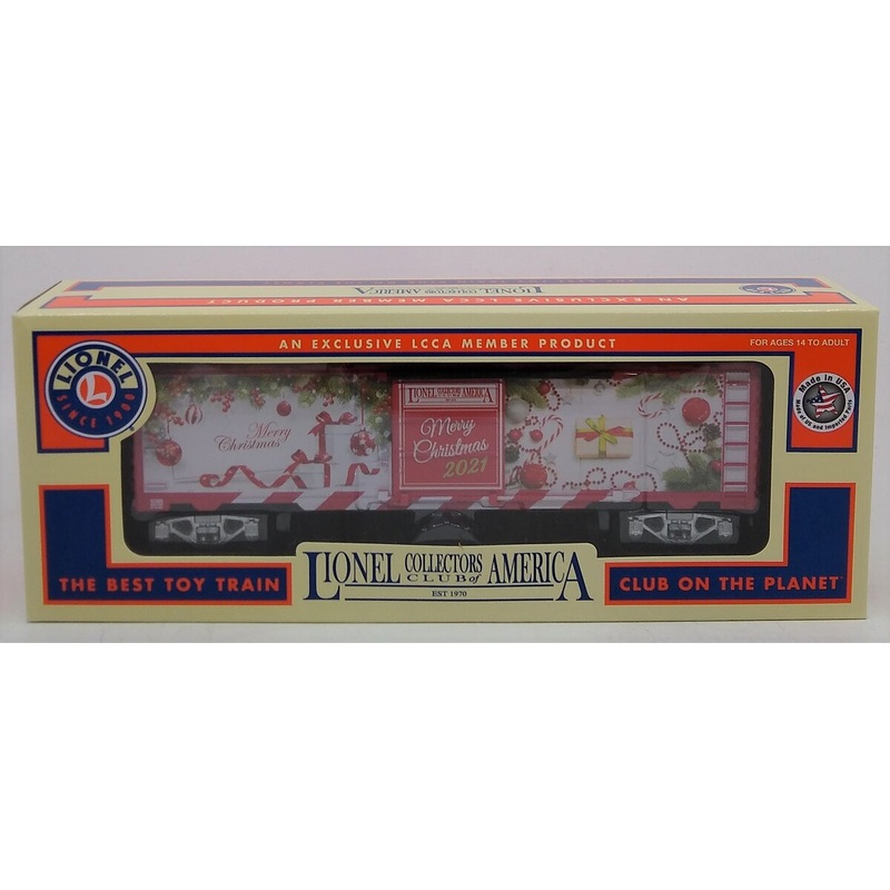 Lionel 2101320 LCCA Christmas Boxcar 2021 NIB