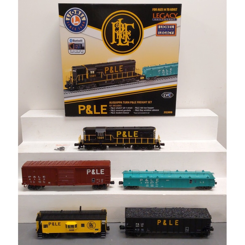 Lionel 2122010 O Gauge Aliquippa Turn P Diesel Freight Train Set EX/Box