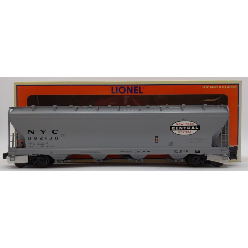 Lionel 6-17181 O Gauge New York Central ACF 4-Bay Hopper #892138 NIB