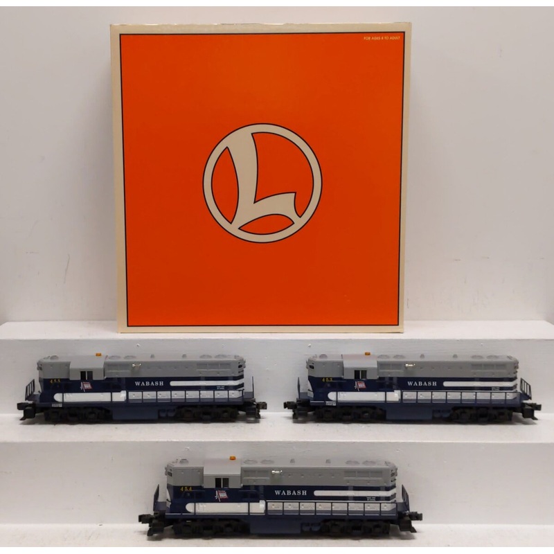 Lionel 6-18872 O Gauge Wabash GP-7 Diesel Locomotive Set with TMCC LN/Box
