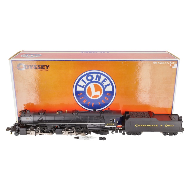Lionel 6-28075 O Gauge C&O 2-6-6-2 Mallet Steam Locomotive & Tender #1521 EX/Box