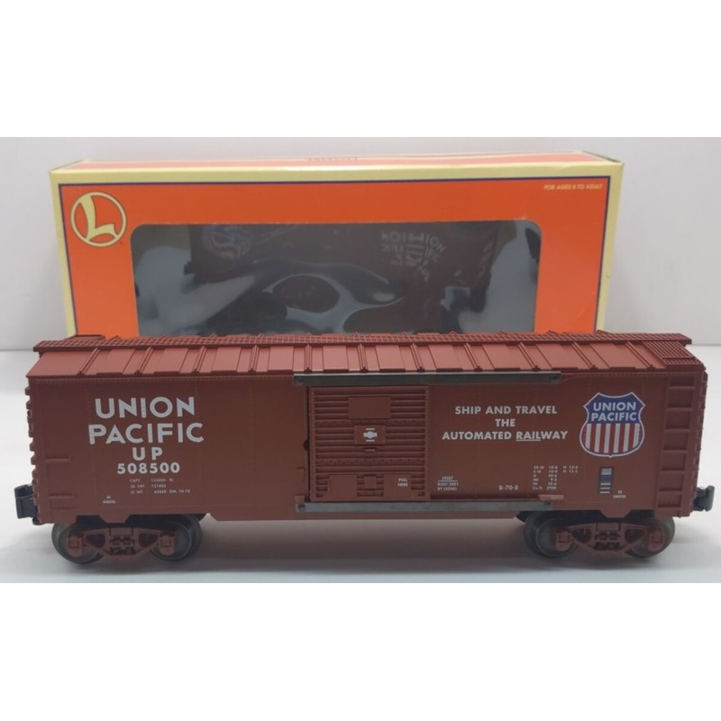 Lionel 6-39207 O Gauge Union Pacific Ship & Travel Boxcar #508500 LN/Box