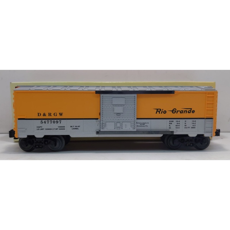 Lionel 6-52118 O Gauge Denver & Rio Grande Western TCA Museum Boxcar #5477097 EX/Box
