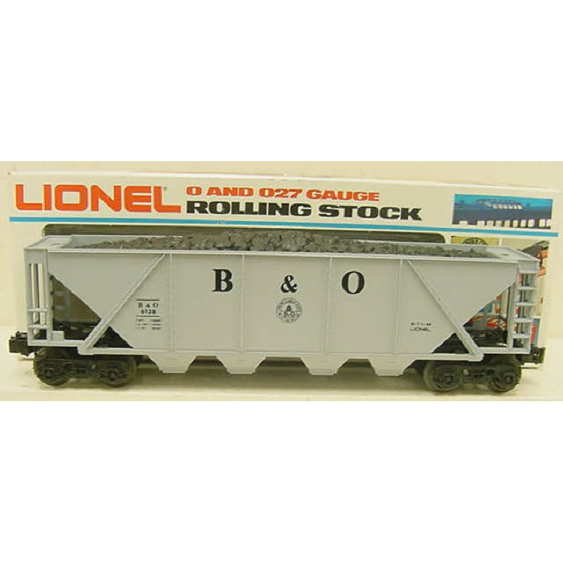 Lionel 6-6138 O Baltimore and Ohio Covered Quad Hopper EX/Box